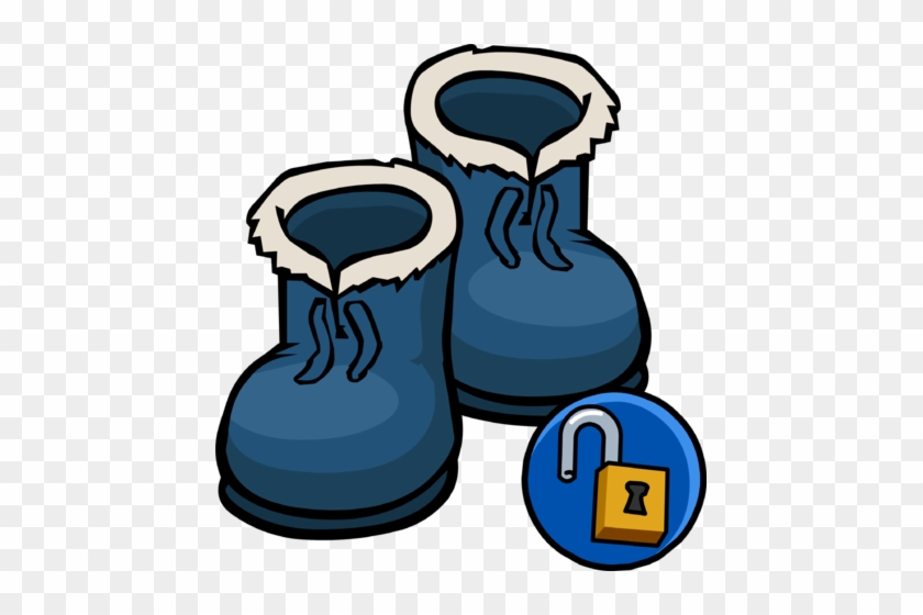 Blue Winter Boots Unlockable Icon - Blue Winter Boots Unlockable Icon #945085
