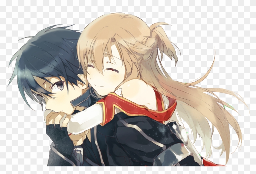 Anime Clipart Free Sword Art Online - Sword Art Online Kirito And Asuna #945089