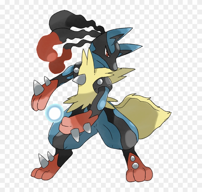 Megalution Mega Lucario Fan Art By Phatmon66 - Mega Lucario Fan Art #945112