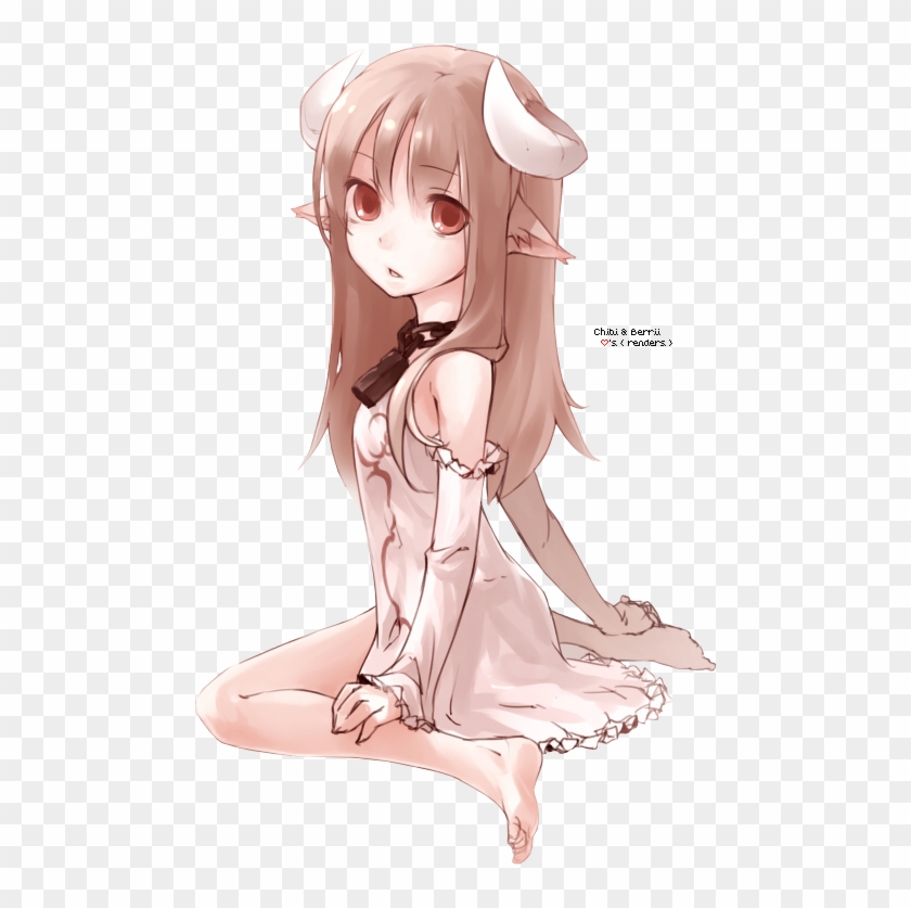 Anime Render 60 By Michelleurs - Anime Girl With Ears Render #945138