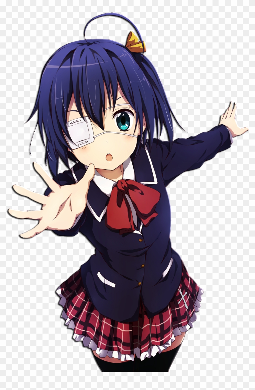 Rikka Anime Render Cute By Hendrix7733 - One Eye Anime Girl #945140