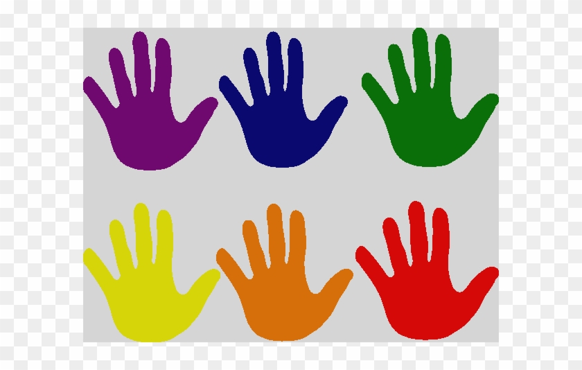 Hand Clip Art Free Hands Clipart - Colorful Hands Clipart #945206