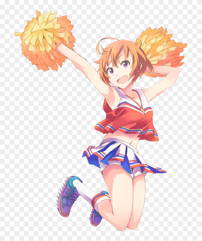 Anime Cheerleader Jumping Png - Anime Cheer Leader #945240