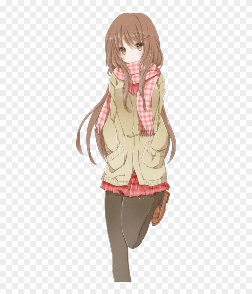 I Give Good Credit To Whoever Made This - Anime Girl Brown Hair #945251