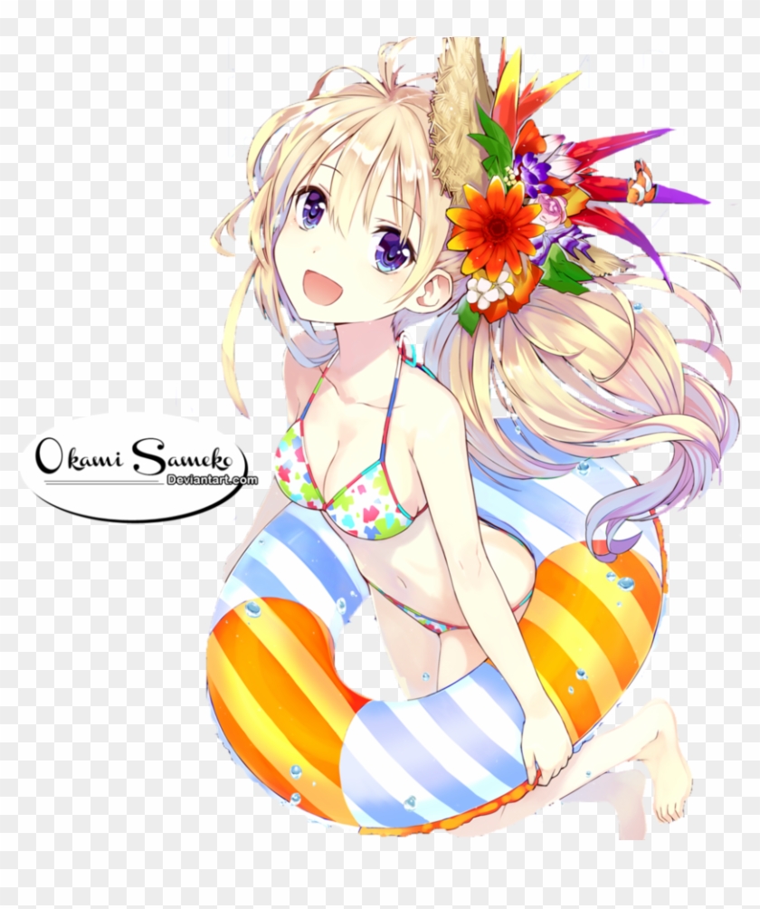 [render] - Summer Anime Girl Render #945254