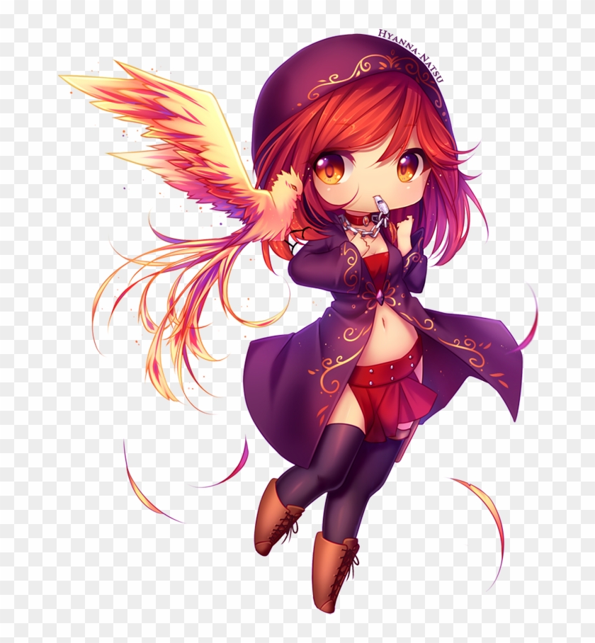 Anime Fire Girl - Anime Chibi Fire Girl #945267