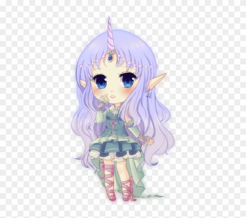 Unicorn Girl By Xichuu - Cute Chibi Unicorn Girl #945296