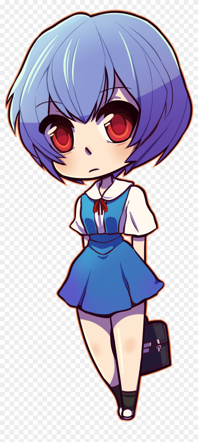 Rei Ayanami Chibi By Totowuv - Rei Ayanami #945366