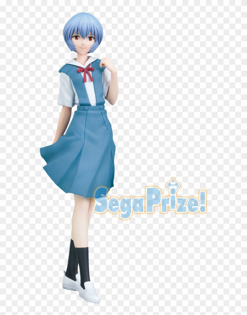 Evangelion Rei Ayanami Seifuku Premium Figure - Rebuild Of Evangelion Rei Ayanami In School Uniform #945423