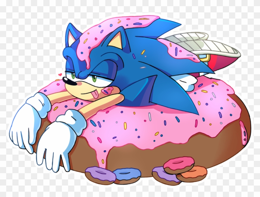 Sonic Unleashed Sonic Cd Doughnut Amy Rose Shadow The - Kawaii Sonic The Hedgehog #945440