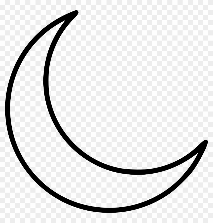Crescent Moon Comments - White Crescent Moon Png #945462