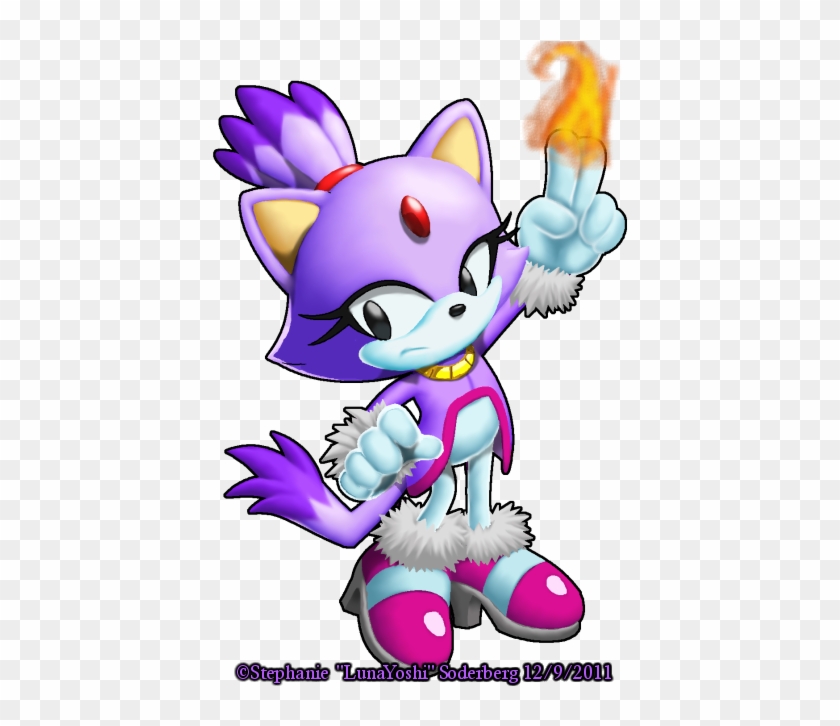 Sonic The Hedgehog - Blaze The Cat Bebe #945491