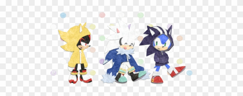 Sonic The Hedgehog Wallpaper Called Jacket - Sonic Shadow And Silver Brothers #945528