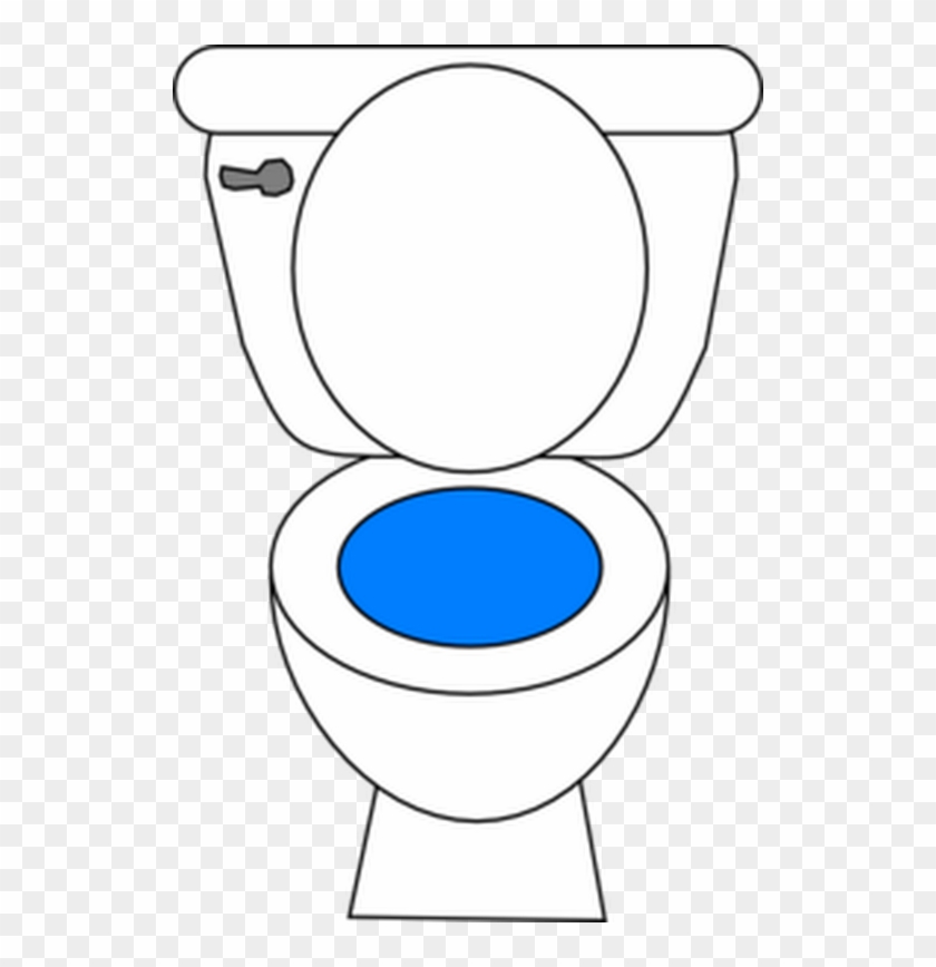 Place A Few Drops Of Food Coloring In The Rear Tank, - Clipart Of A Toilet #945568