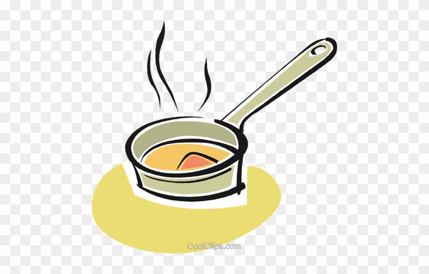 Frying Pan Royalty Free Vector Clip Art Illustration - Frigideira Clipart #945566