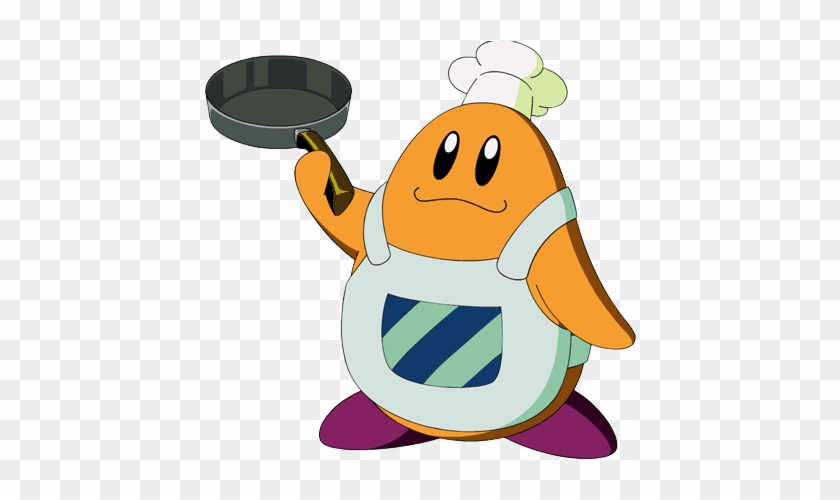 Kirby Chef Kawasaki Holding Frying Pan Download In - Kirby Right Back At Ya Chef Kawasaki #945576