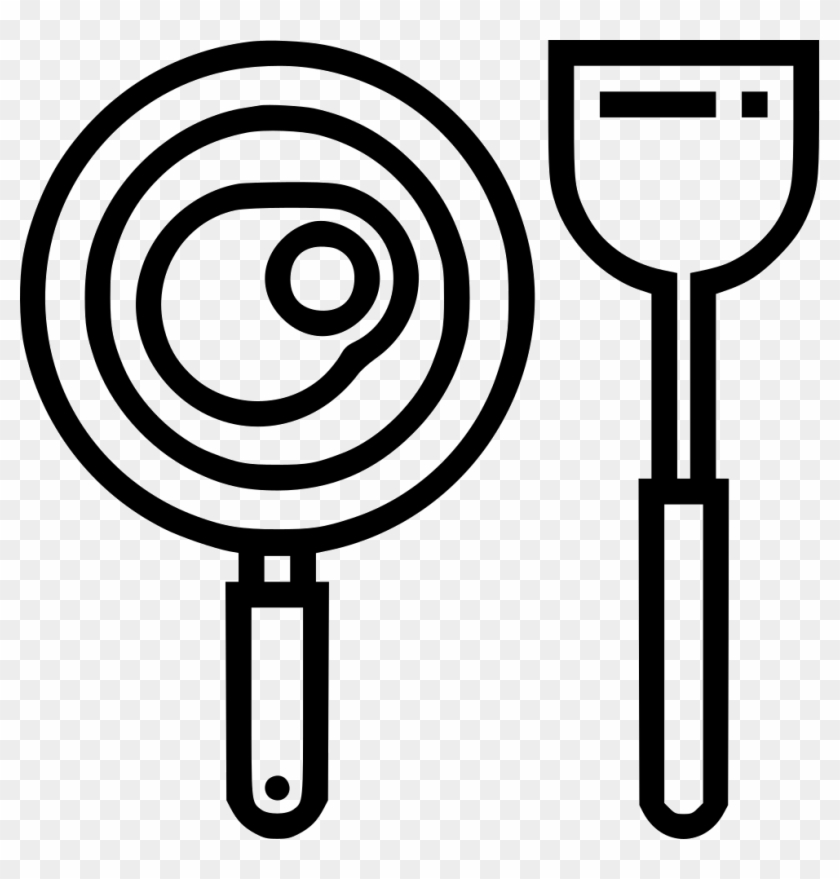 Spade Of Frying Pan Comments - Vector Pan Svg #945589