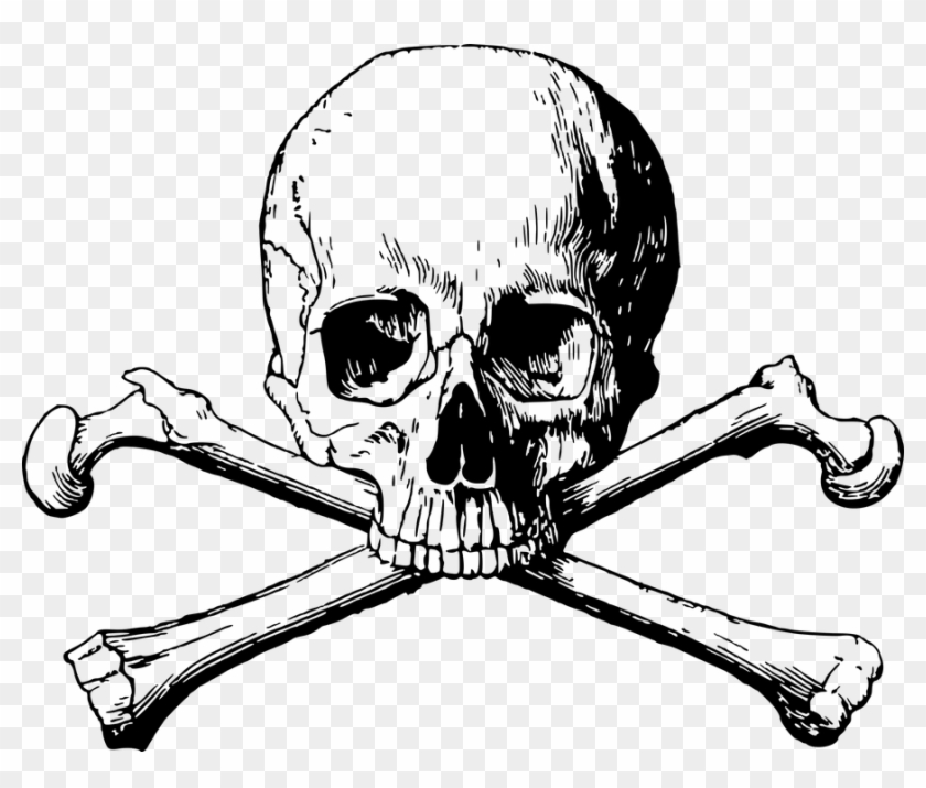 Skull And Cross Bones Png #945682