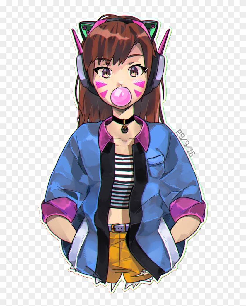 Overwatch Human Hair Color Fictional Character Cartoon - D Va Overwatch #945738