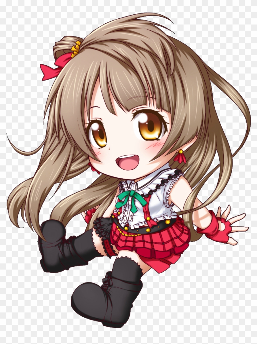 Kotori Minami Chibi Render By Mali-n - Lovelive School Idol Project Leather Wallet Handbag #945799