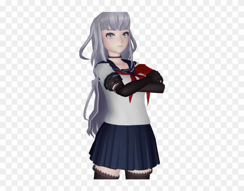 Mmd X Yandere Simulator Megami Saikou Model Dl By - Yandere Simulator Megami 3d #945937