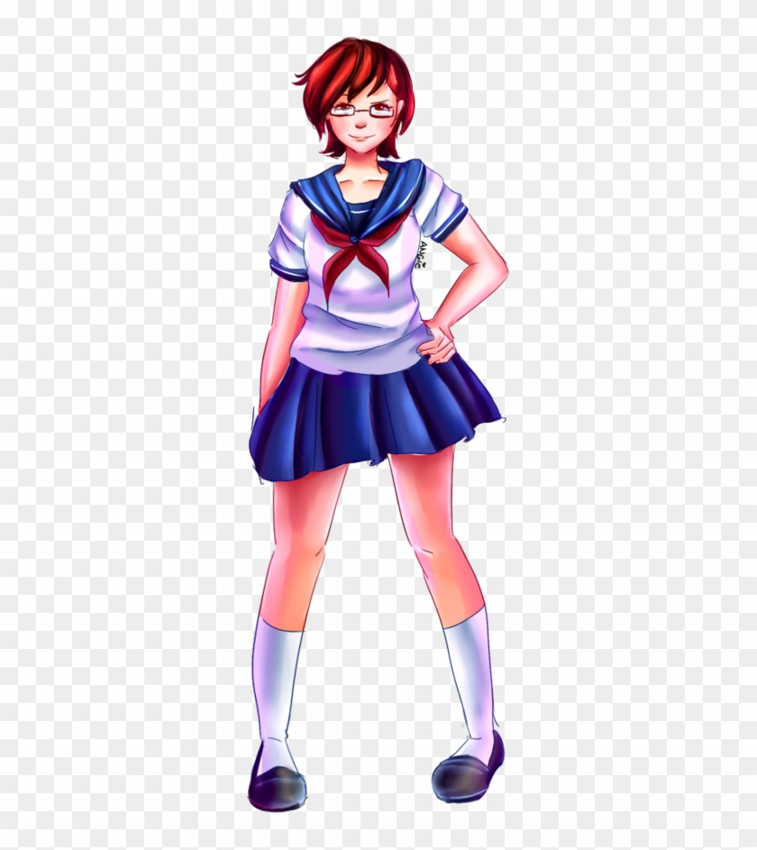 Yandere Simulator Fan Art Drawing - Yandere Simulator Info Chan Png #945940