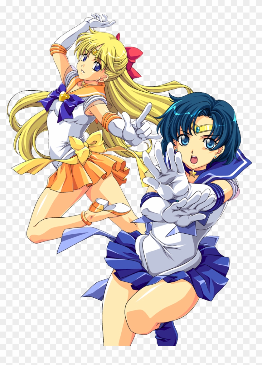 Sailor Venus & Sailor Mercury - Sailor Mercury And Sailor Venus #946006