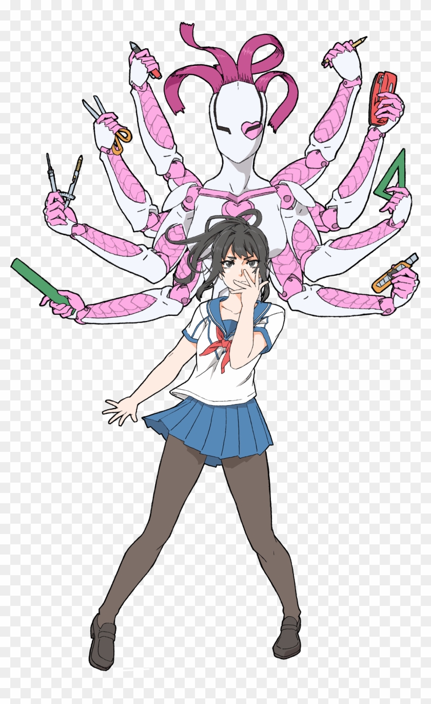 Yandere Simulator Clothing Pink Fictional Character - Yandere Simulator Jojo Easter Egg #946065