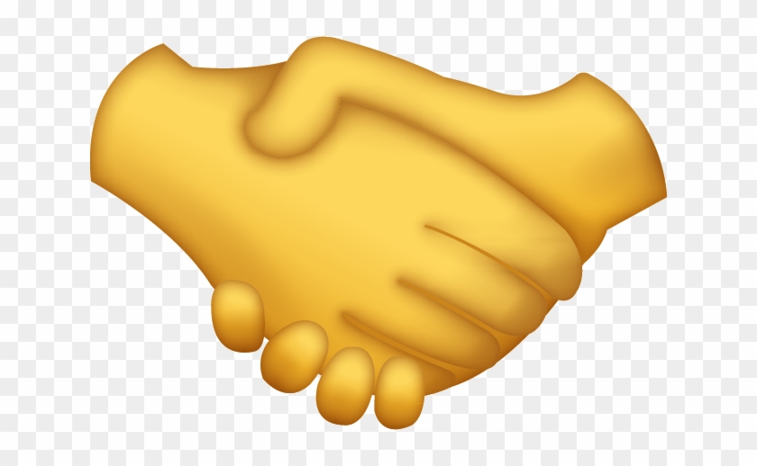 Picture Of Hand Shake - Shaking Hands Emoji Png #946099