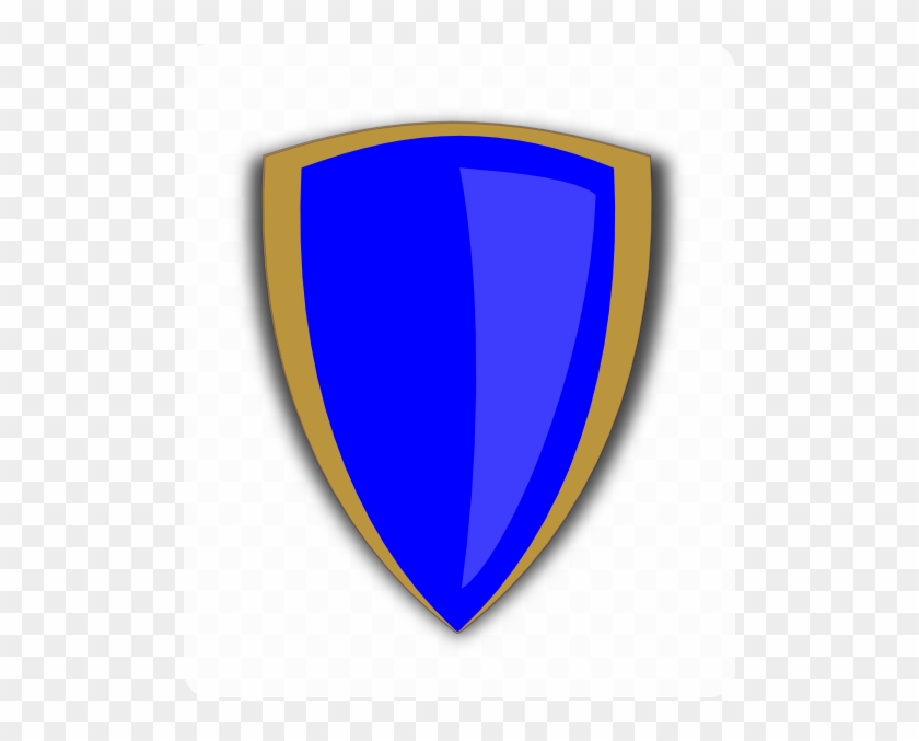 Clip Art - Blue And Gold Shield Png #946168