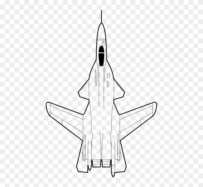 Sukhoi Su 47 Outline Sukhoi Su 47 The Free Jet Plane - Su 47 Outline #946217