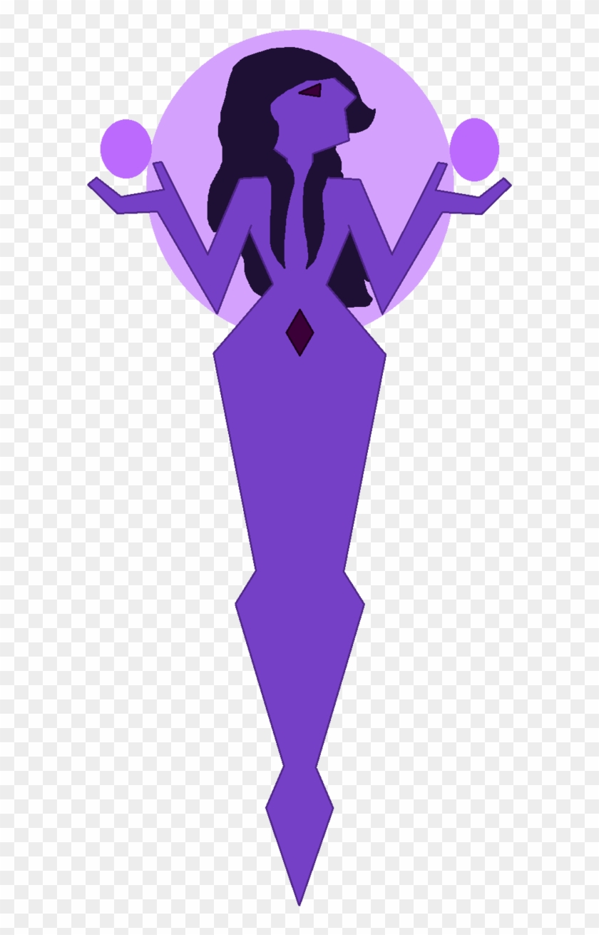 Purple Diamond Mural By Twistednights - Steven Universe Diamonds Base #946244
