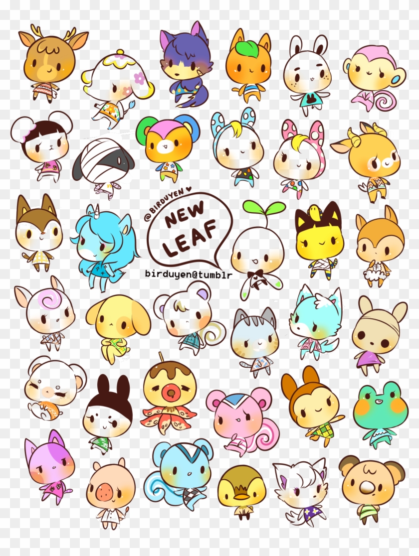 New Leaf Stickers~ - Animal Crossing Nintendo Villagers #946298