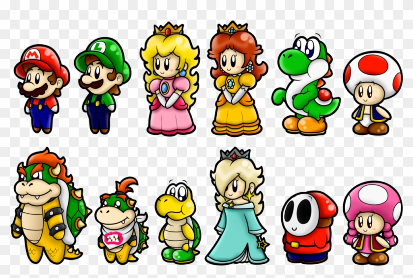 Full Size Of Drawing - Mario Characters #946339