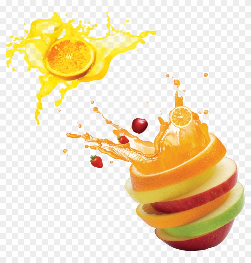 Juice Punch Fruit Mural Wallpaper - Graphic Design Creative Idea #946350