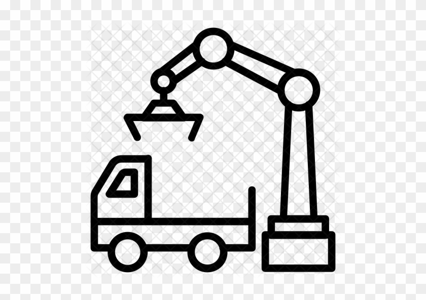 Crane Machine Icon - Production Line Icon #946466