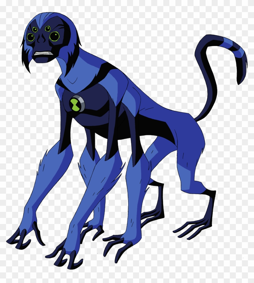 Spider Monkey Clipart Mankey - Spider Monkey Ben 10 #946473