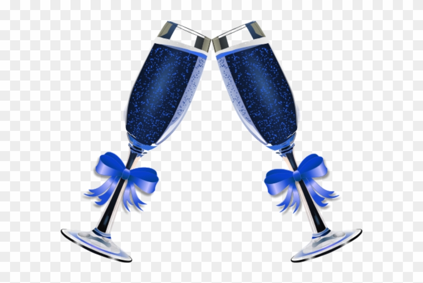 There Is 20 Champagne Flutes Free Cliparts All Used - Gold Wine Glasses Png #946559