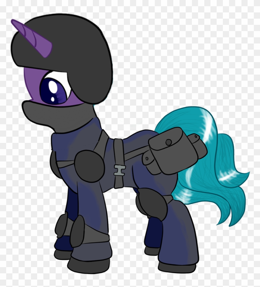 Silhouette The Swat Pony By Infernaldalek - Pony #946757