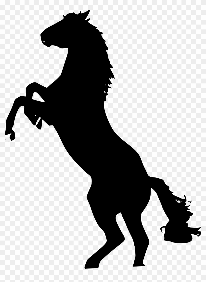 Mustang Stallion The Behaviour Of The Horse Clip Art - Horse Silhouette #946766
