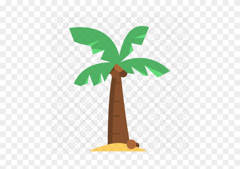 Coconut, Tree, Vacation, Holidays, Travel Icon - Coconut Tree Icon In Png #946775