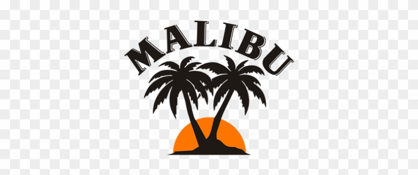 Heat Transfer Malibu Coconut Tree Motif With Pu Vinyl - Malibu Rum Logo #946797