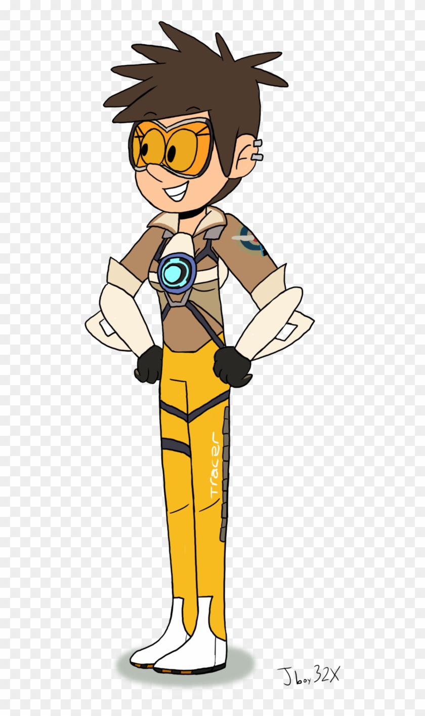 Tracer Loud House Style By Jboy32x - Cartoon #946810