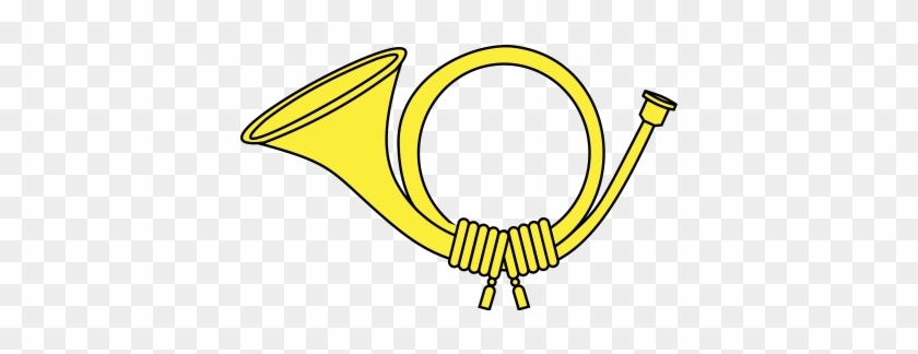 Yellow Post Horn Clipart - Trumpet #946929