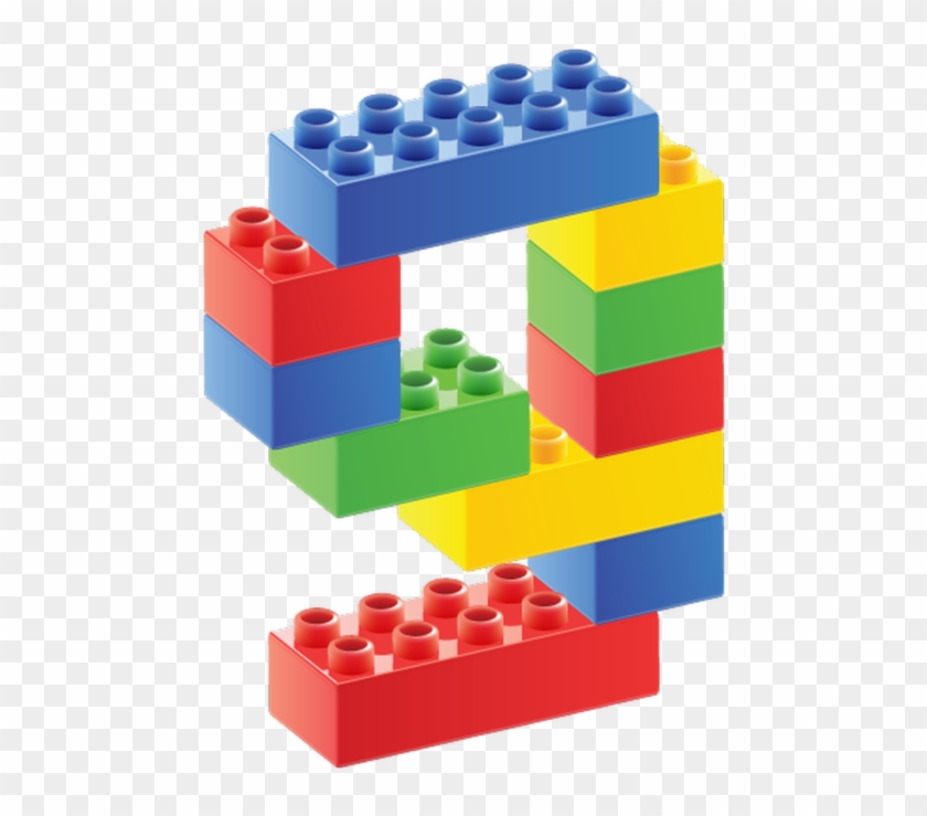 Lego Duplo Toy Clip Art - Letter R With Lego #947079