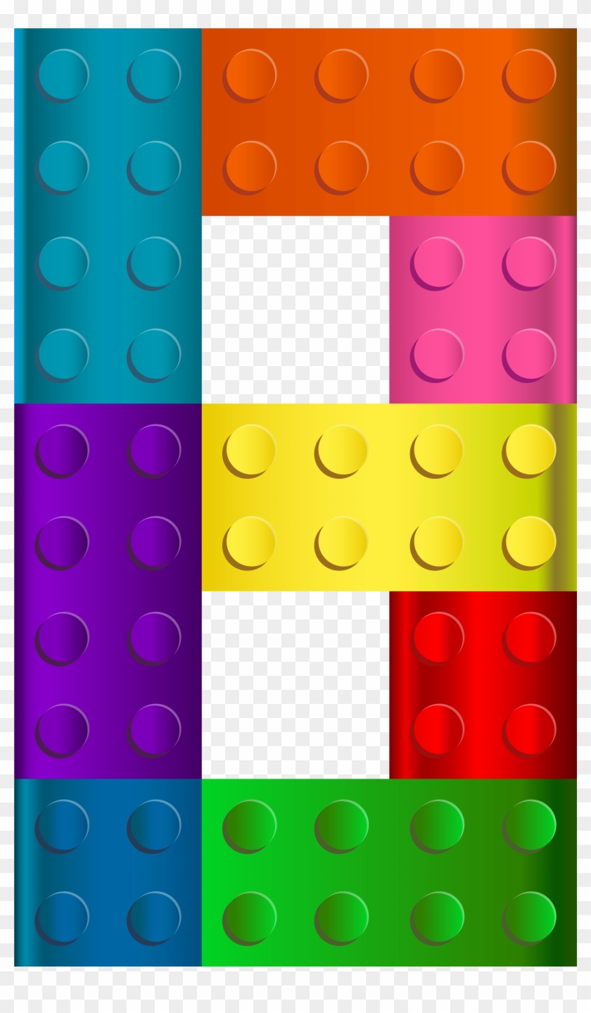 Lego Number Eight Png Transparent Clip Art Image - Lego Numbers Png #947115
