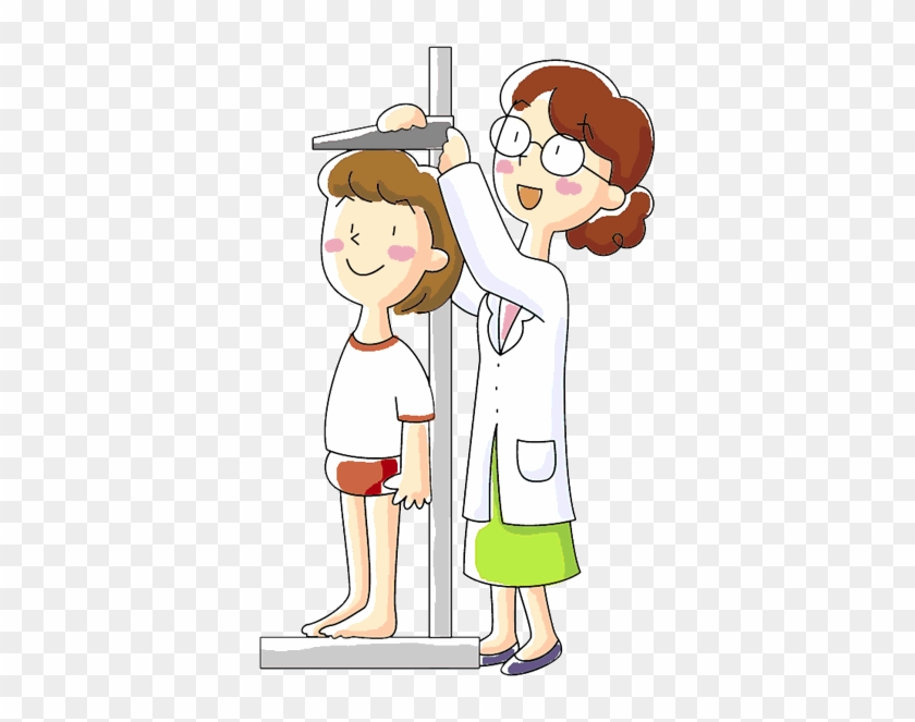 Weight Loss Cartoons And Comics - Measuring Height Clipart #947182