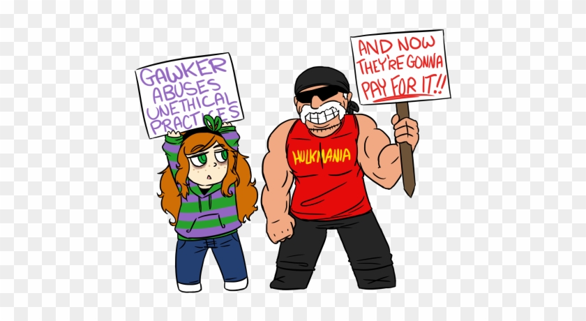 Gaunker Abuses Onethical And Nouw Theyre Gonna - Hulk Hogan Gawker Meme #947321
