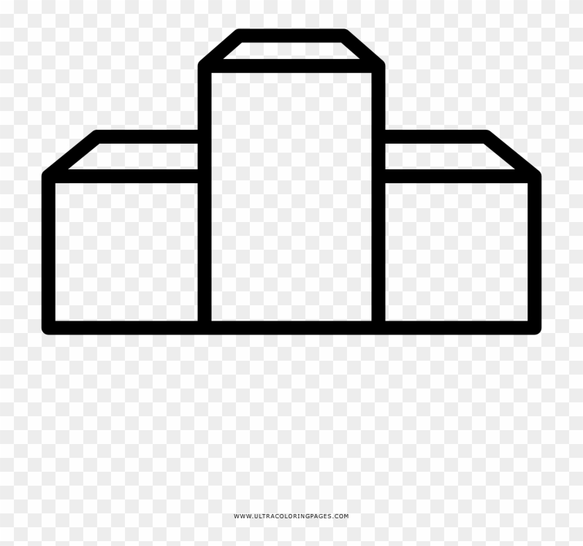 Podium Coloring Page - Imagenes De Un Podium Para Colorear #947351