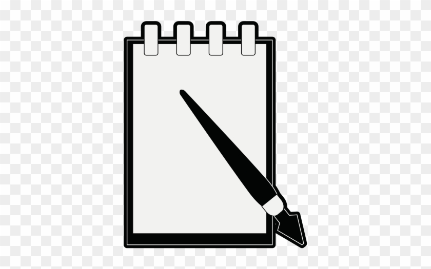 Notepad With Fountain Pen Icon Image - Notepad With Fountain Pen Icon Image #947353